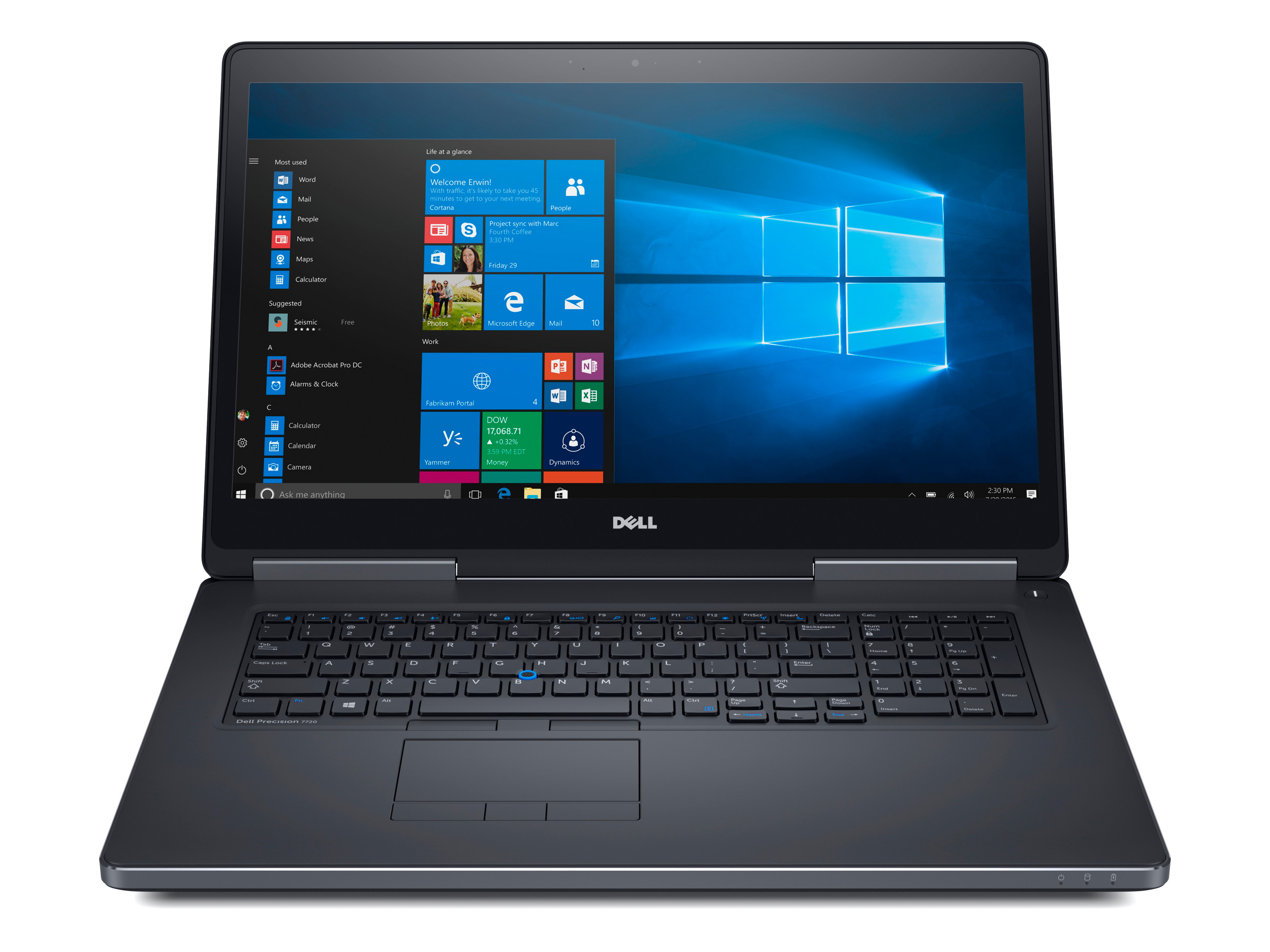 DELL 7720/Xeon E3-1545M/32gb/512ssd/17.3FHD/Quadro P3000 6gb/4H