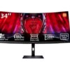Xiaomi Curved Gaming Monitor G34WQi 34inc 4K 180Hz NOVO