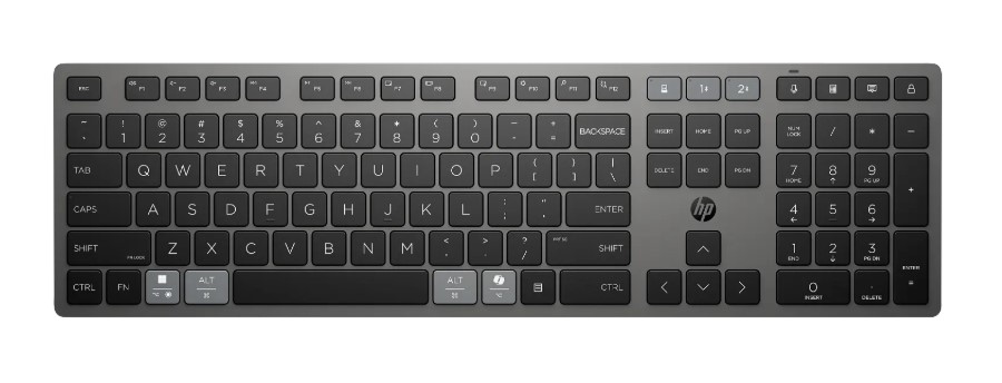 HP 725 Multi-Device Rechargeable Wireless Keyboard / Dongle