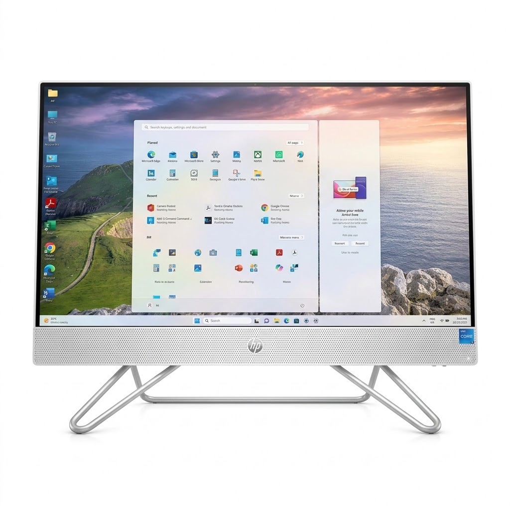 HP AIO 24-cb1070ny i5-1235u/16gb/512nvm/24in FHD/FULL SET